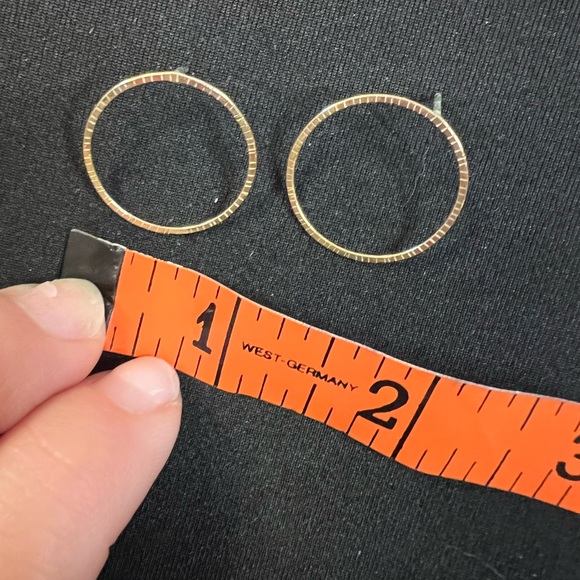 Handmade Circle Earrings - Picture 3 of 5